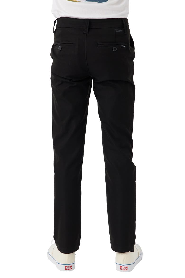 Kids' Redlands Modern Hybrid Water Resistant Pants, Alternate, color, BLACK