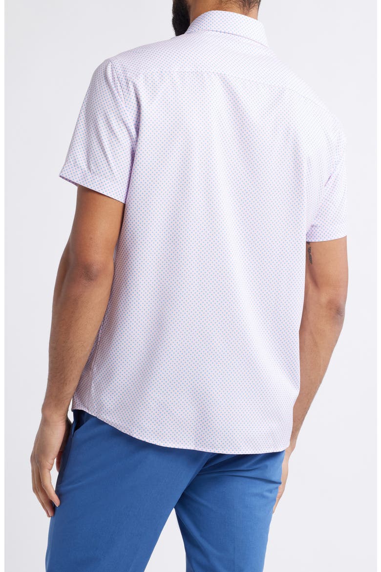 Hudson Performance Button-Up Shirt, Alternate, color, PALMER PINK