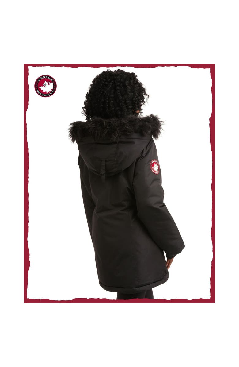 CANADA WEATHER GEAR Women's Long Winter Jacket, Alternate, color, Black