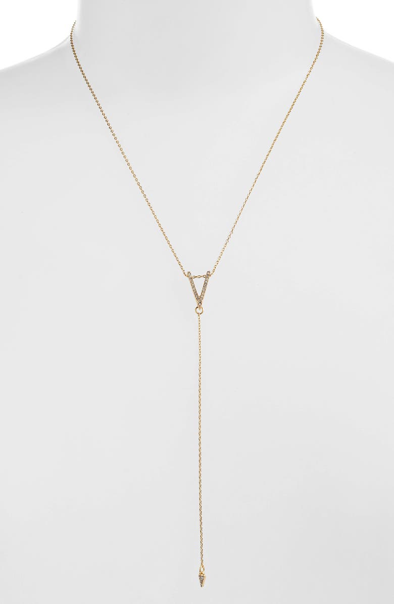Uncommon James by Kristin Cavallari Drop Dead Y-Necklace, Main, color, 