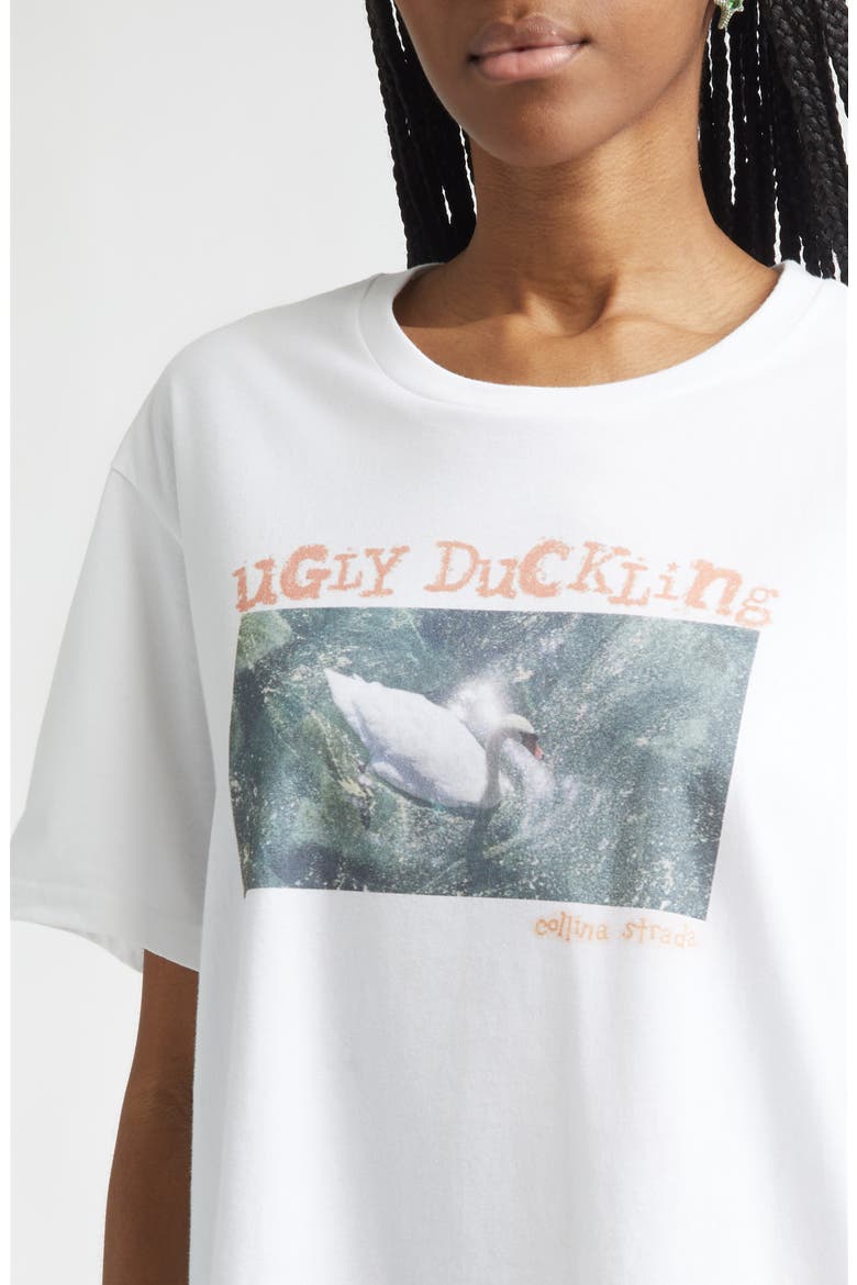 Organic Cotton Graphic T-Shirt, Alternate, color, UGLY DUCKLING