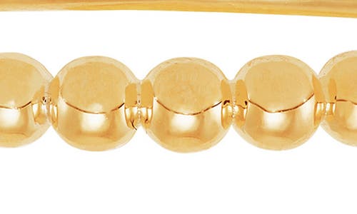 Frankie & Zoe Beaded Band Ring In Gold