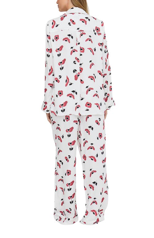 Lily And Lionel London Evie Long Sleeve Print Pajama Set In Multi