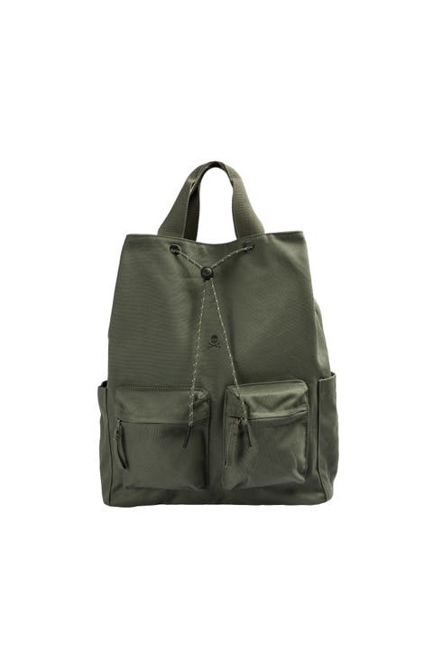 Canvas Drawstring Backpack