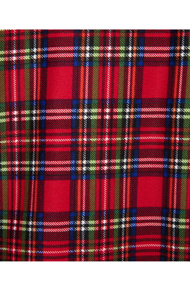 Little Me Plaid Footie, Alternate, color, Red Plaid