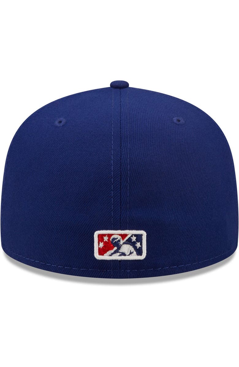 New Era Men's New Era Royal Amarillo Sod Poodles Authentic Collection 59FIFTY Fitted Hat, Alternate, color, Royal