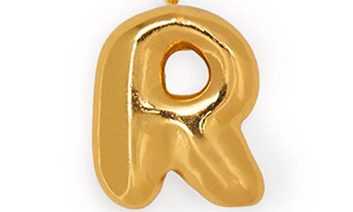 Saachi Bubble Charm Initial Bracelet In Gold