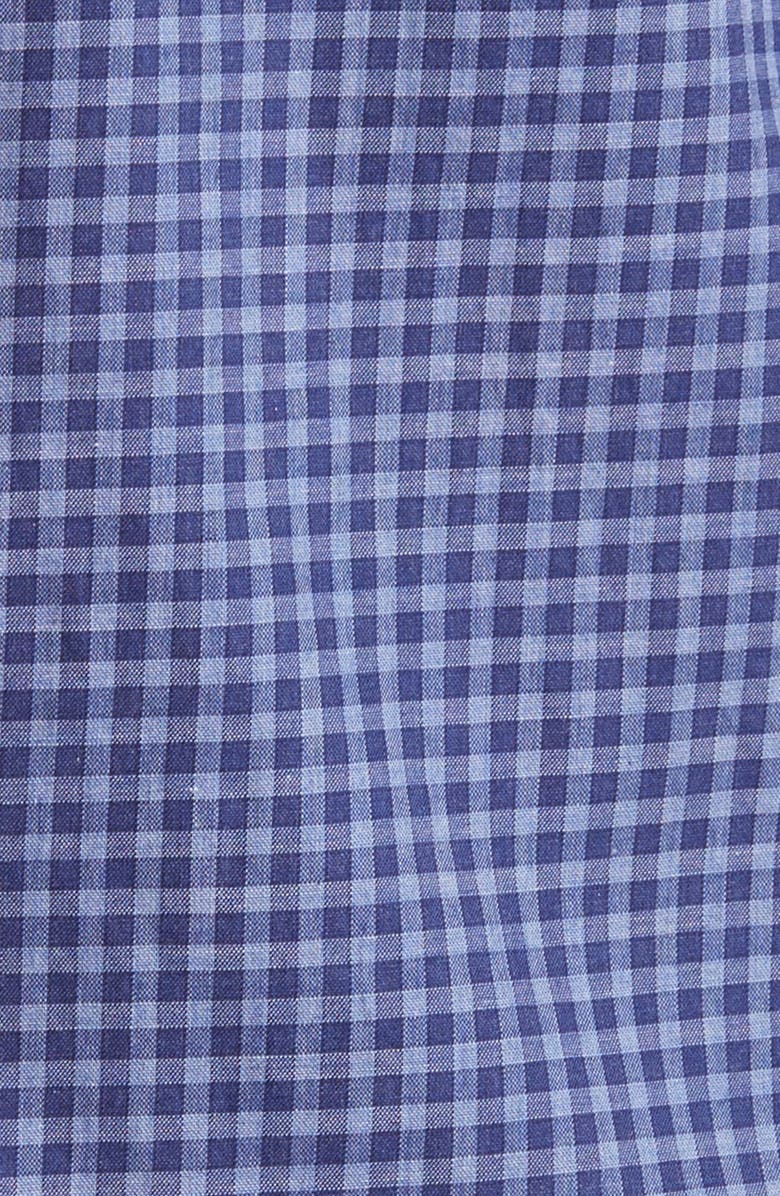 johnnie-O Mobley Gingham Check Button-Down Shirt, Alternate, color, 