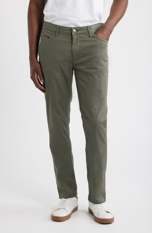 Brax Chuck Modern Fit Five-Pocket Pants in Olive at Nordstrom, Size 30 X 34