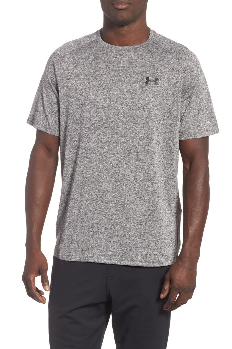 UA Tech™ T-Shirt, Main, color, CHARCOAL LIGHT HEATHER