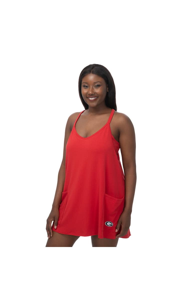ZOOZATZ Women's ZooZatz Red Georgia Bulldogs Active Pocketed Skort Dress, Main, color, Red