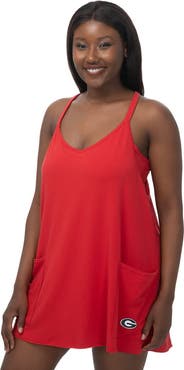 ZOOZATZ Women's ZooZatz Red Georgia Bulldogs Active Pocketed Skort Dress