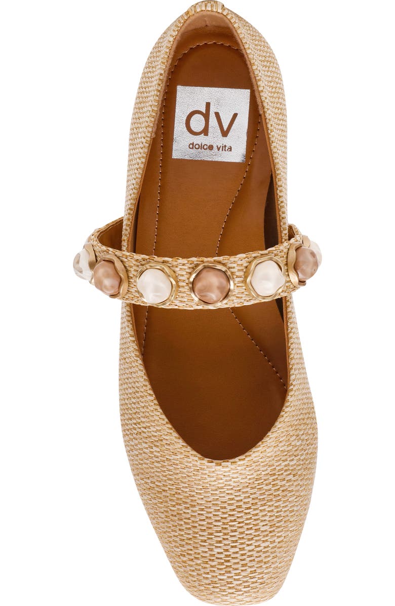 DV by Dolce Vita Mission Ballet Flat, Alternate, color, Raffia