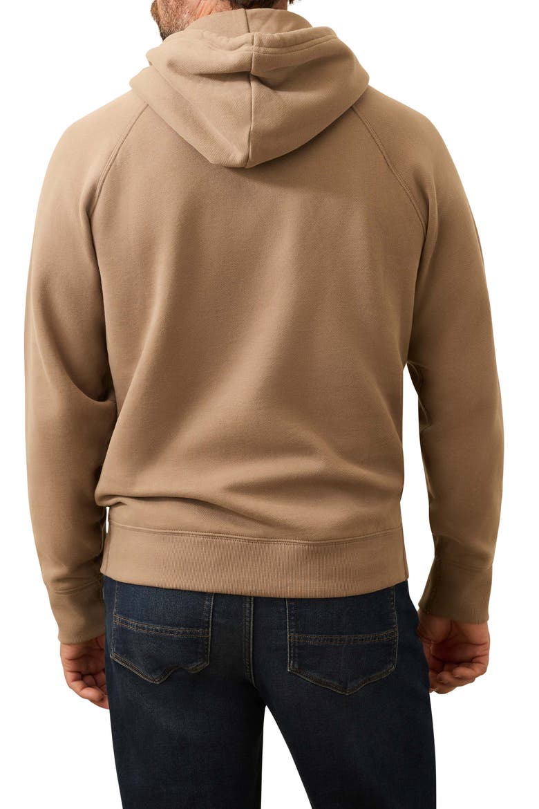 High Standard Organic Pima Cotton Blend Hoodie, Alternate, color, WALNUT BRANCH