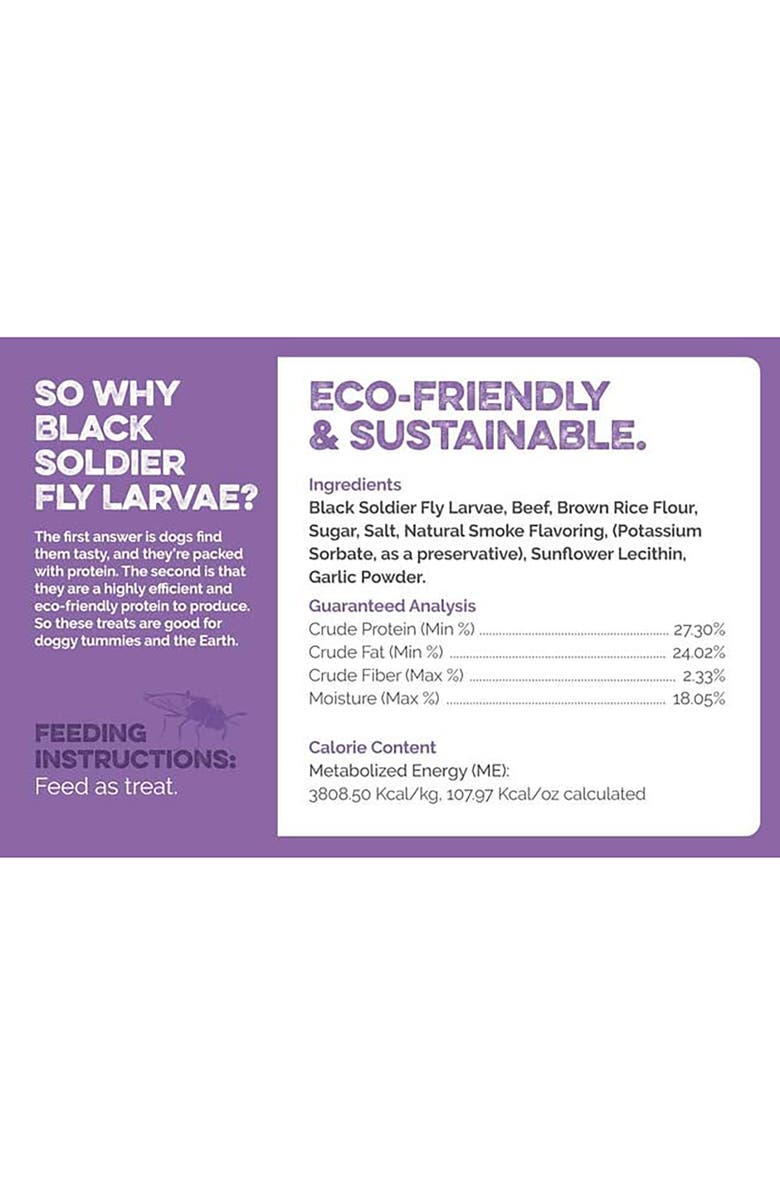 Scout & Zoe's Super Fly Black Soldier - Larvae, 3oz Treats, All Pets, Alternate, color, Multicolored