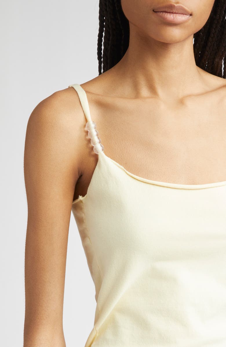Paloma Wool Zalea Beaded Strap Tank, Alternate, color, Yellow