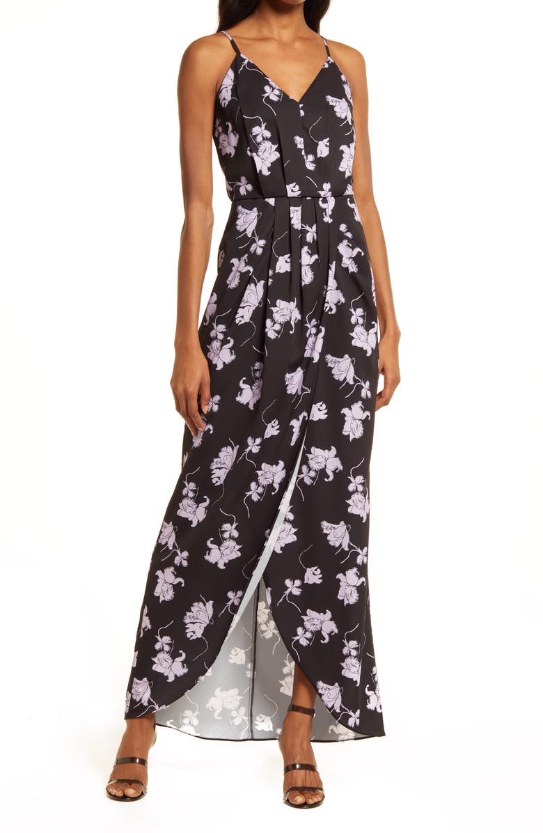 Chelsea28 Faux Wrap Camisole Dress, Main, color, 