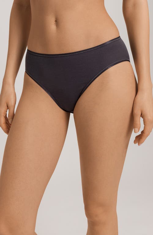 Hanro Seamless Cotton High Cut Briefs In Animal Print