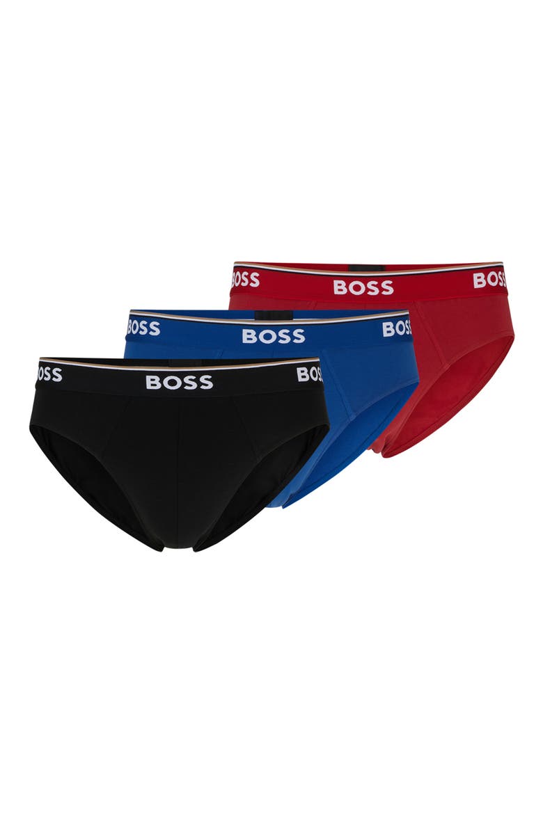 Assorted 3-Pack Power Stretch Cotton Briefs, Alternate, color, OPEN MISC