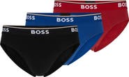 BOSS Assorted 3-Pack Power Stretch Cotton Briefs