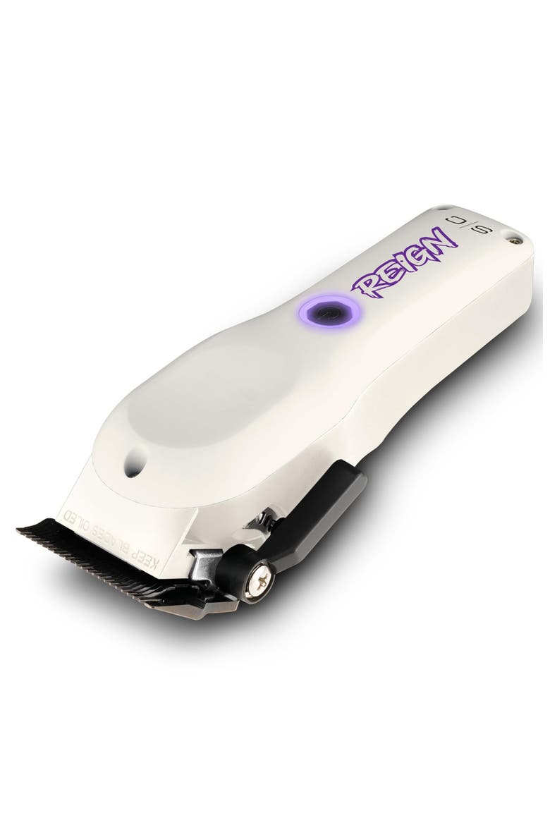 Reign Professional Cordless Hair Clipper, Alternate, color, White