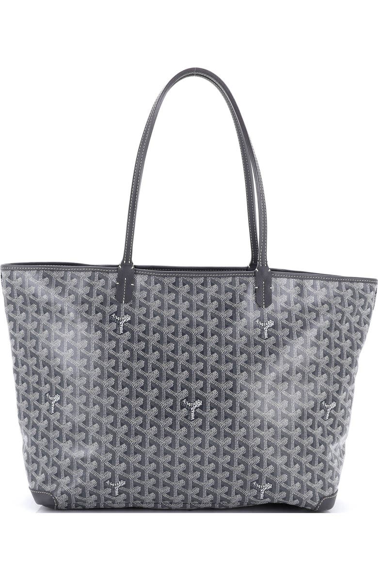 Pre-Owned Goyard Artois Tote Coated Canvas MM, Main, color, Gray