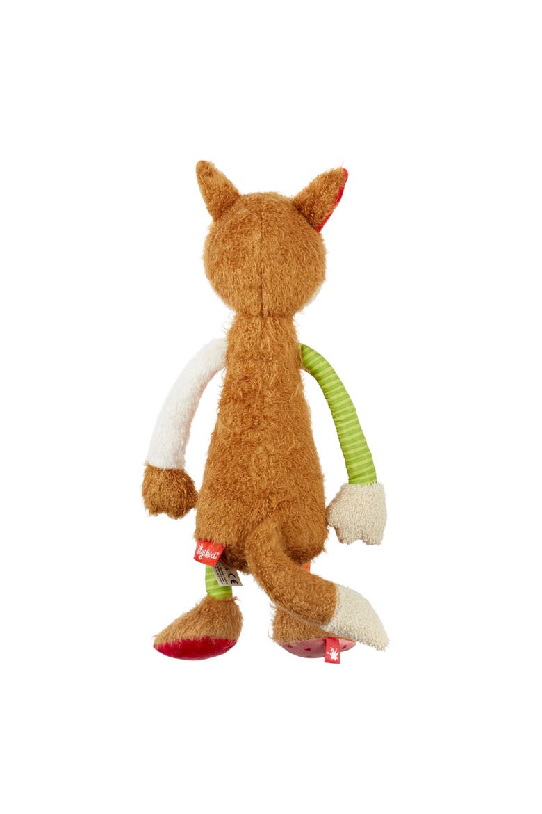 Patchwork Striped Fox Plush Toy, Alternate, color, Multicolored