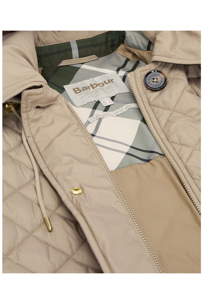 Cara Diamond Quilted Parka, Alternate, color, HONEY/ ANCIENT POPLAR