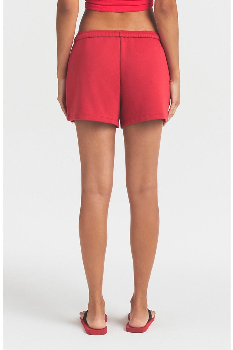 Cotton Blend Fleece Classic Shorts, Alternate, color, WASHED RED