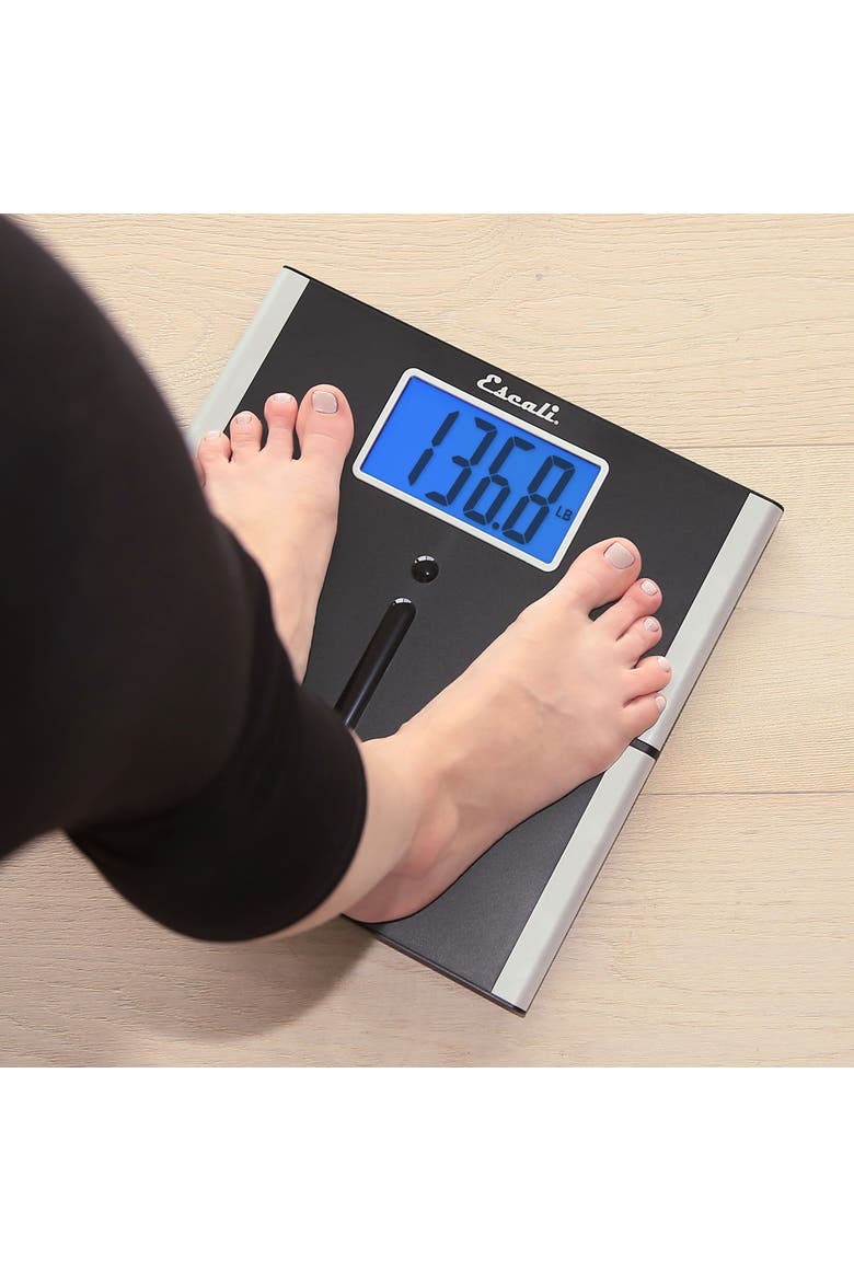 Ultra Slim Easy Read Body Scale, Alternate, color, Black