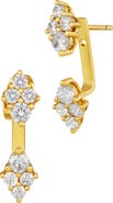 SAVVY CIE JEWELS Multi Stone Stud and Ear Jackets
