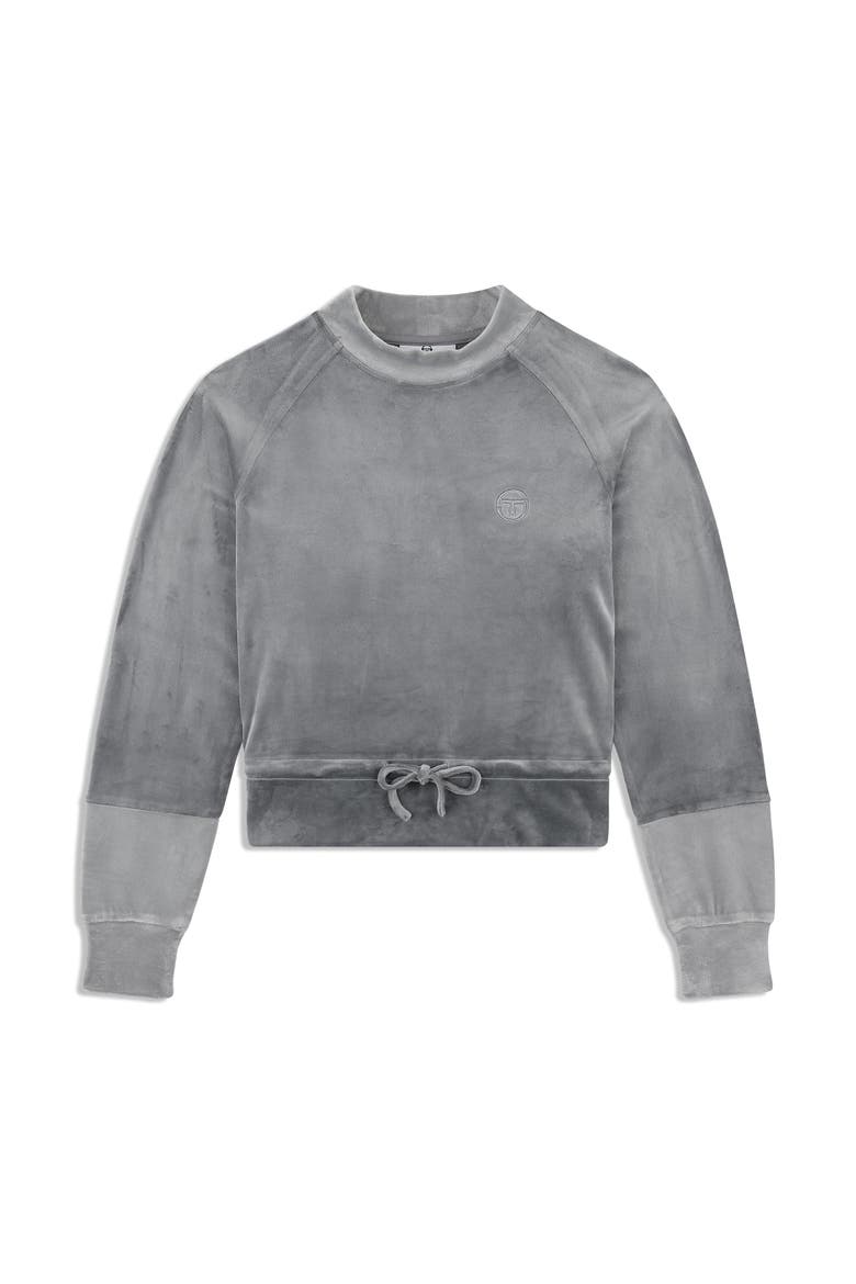Lina Velour Top, Alternate, color, QUIET SHADE
