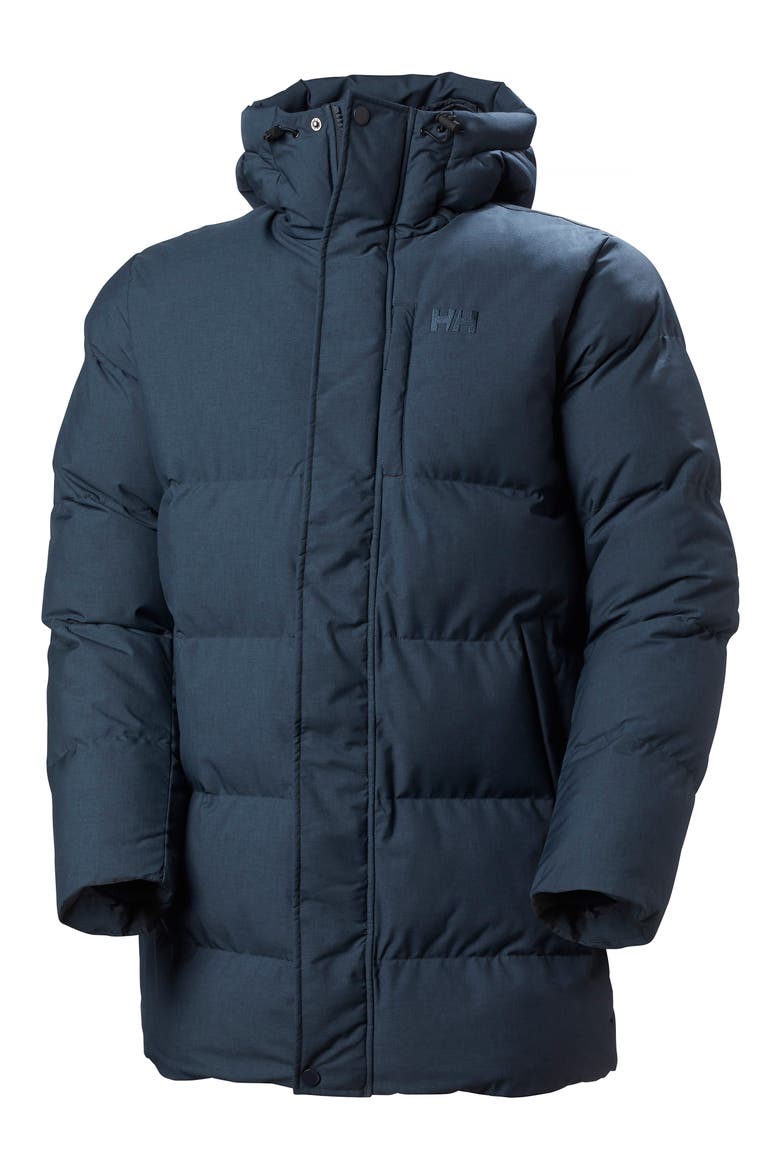 Alby Water Repellent Puffer Parka, Alternate, color, NAVY