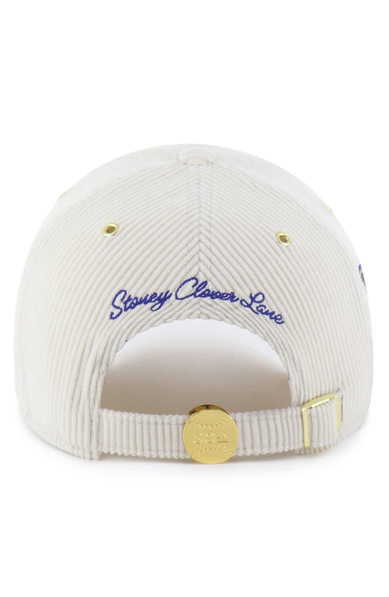 Stoney Clover Lane X '47 Men's '47 x Stoney Clover Lane Natural Los Angeles Dodgers Badges Charm Clean Up Adjustable Hat, Alternate, color, Natural
