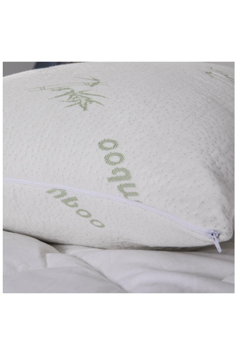 Memory Foam King Bed Pillow, Alternate, color, NATURAL