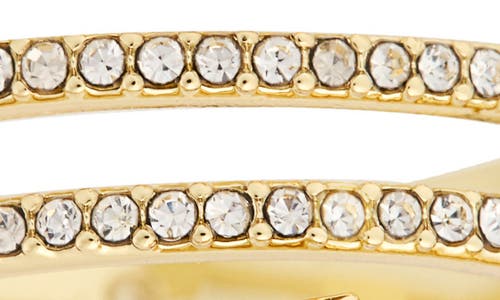 Covet Pavé Cz Wrap Ring In Gold