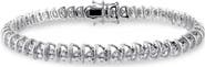 Julianna B. 1 CTW Diamond Tennis Bracelet Sterling Silver