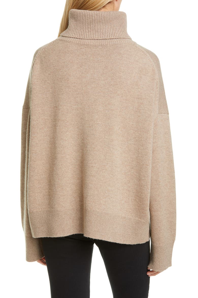 Bell Sleeve Wool & Cashmere Sweater, Alternate, color, TAUPE
