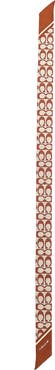 COACH Textured Signature Print Silk Skinny Scarf
