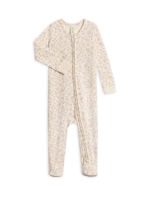 Colored Organics Organic Peyton Zipper Sleeper In Neutral