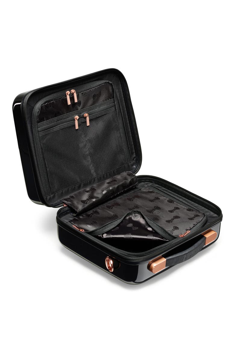 Take Flight Opal Vanity Case, Alternate, color, BLACK
