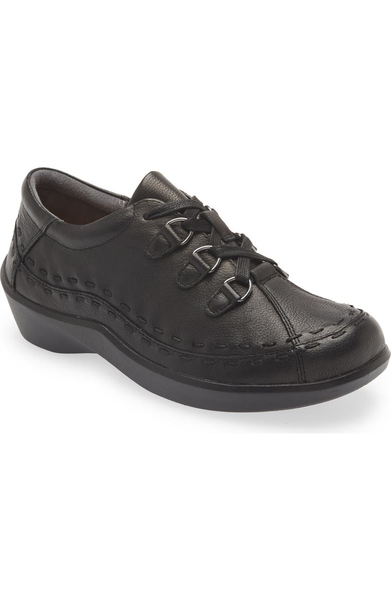 ZIERA SHOES Allsorts Hiker Shoe, Main, color, Black Leather