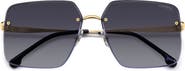 Carrera Eyewear 61mm Rimless Rectangular Sunglasses
