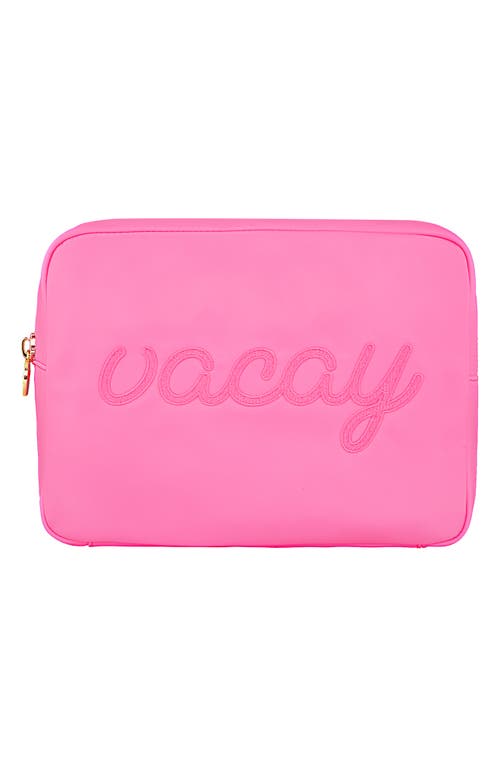 STONEY CLOVER LANE STONEY CLOVER LANE VACAY EMBROIDERED NYLON POUCH