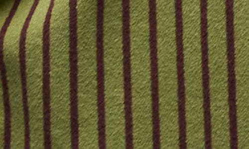 Topshop Stripe Boxy Terry Polo