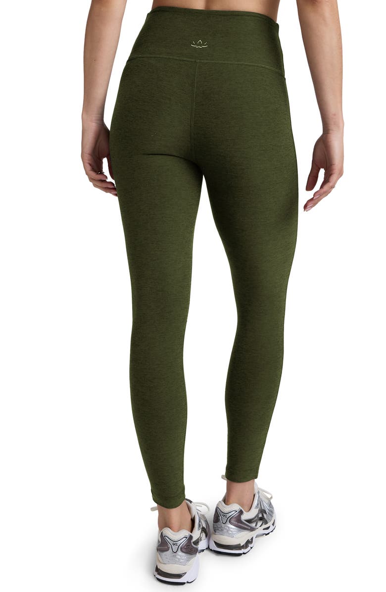 Space Dye High Waist Midi Leggings