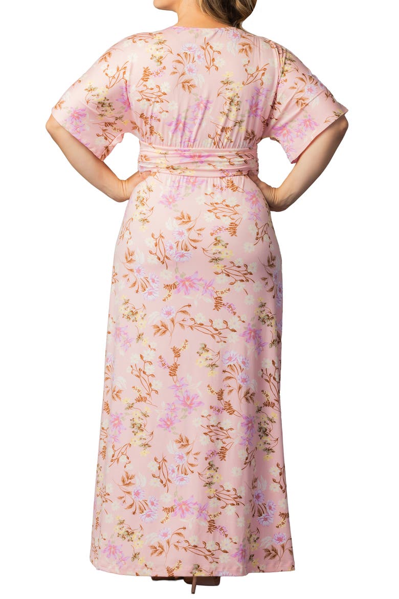 Vienna Maxi Dress, Alternate, color, LIVELY PEACH FLORALS