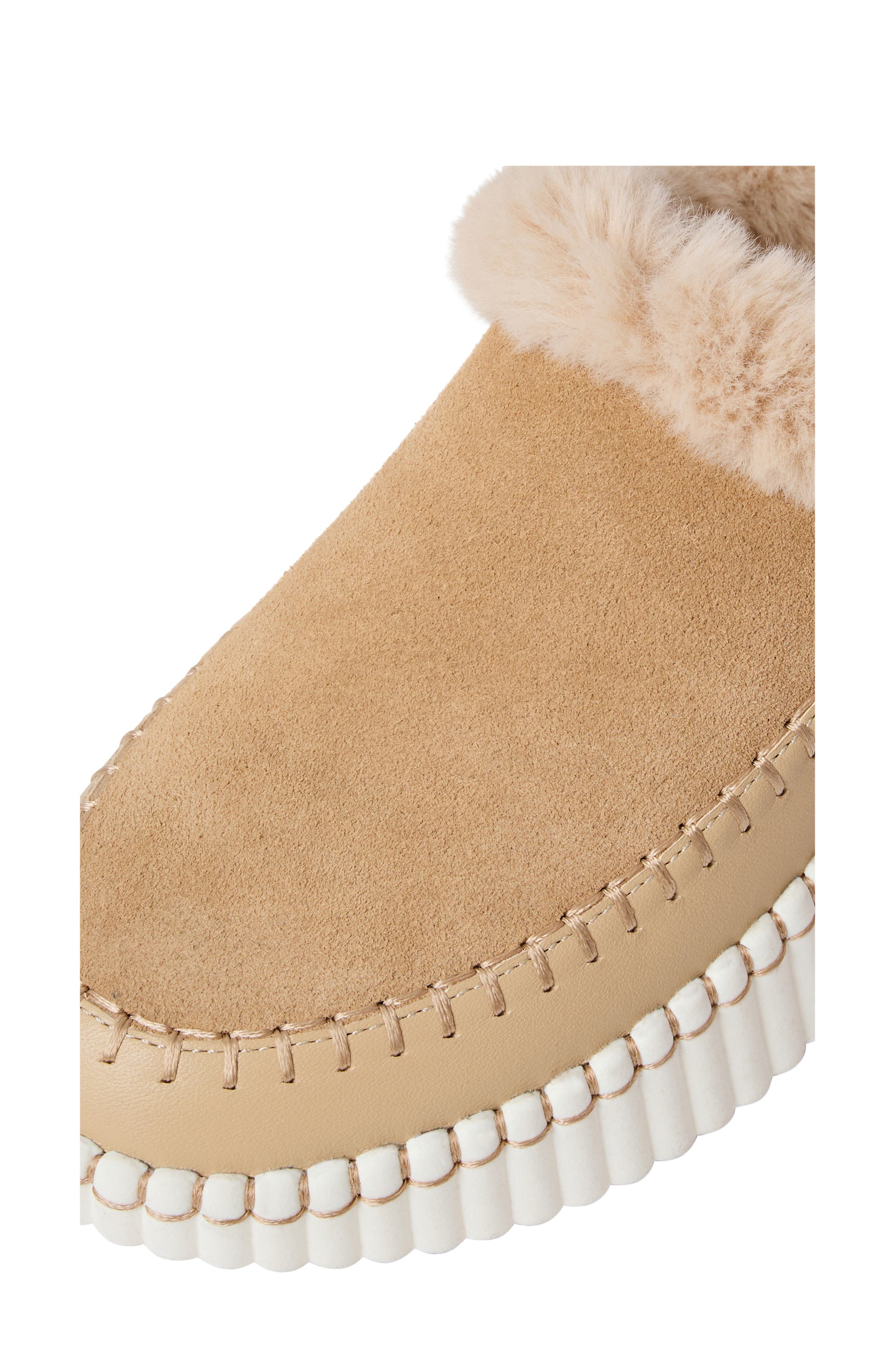 Josie Faux Fur Sneaker, Alternate, color, CAFE AU LAIT