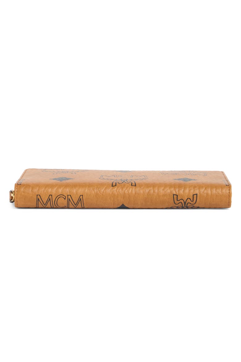 Aren Monogram Contintental Wallet, Alternate, color, COGNAC