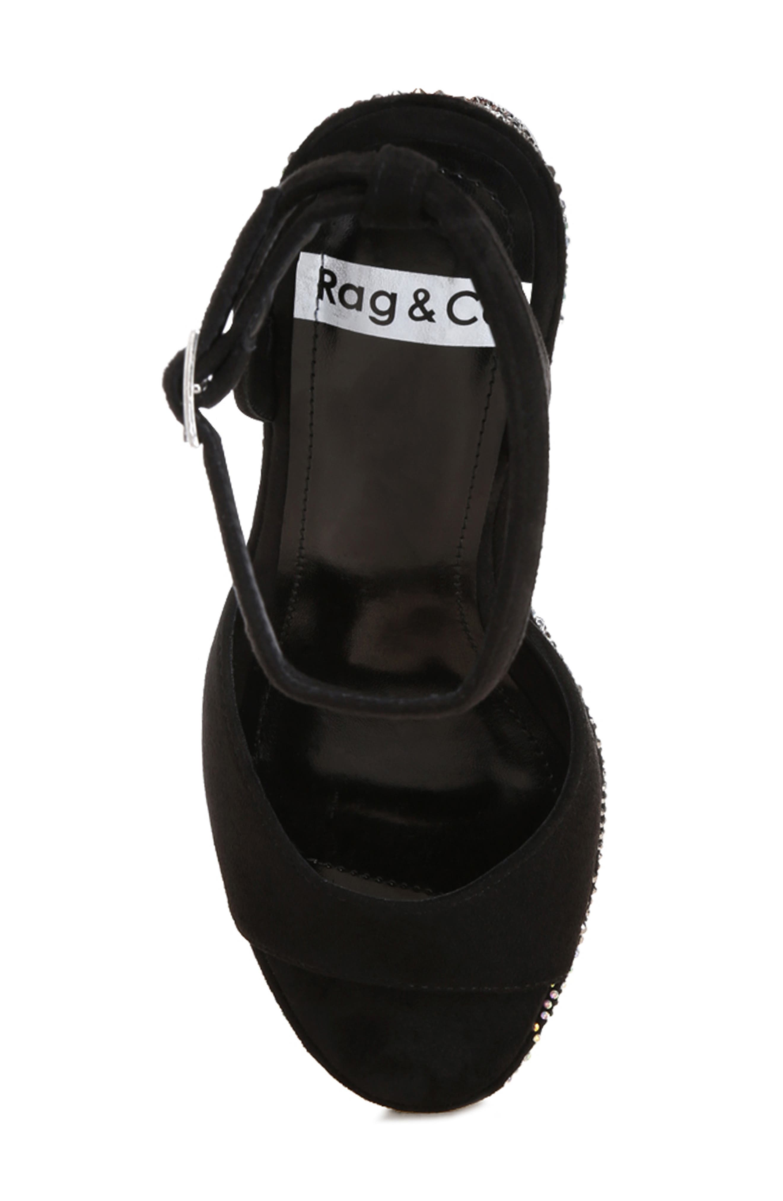 Mandala Wedge Sandal, Alternate, color, BLACK SUEDE